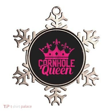 Womens Cornhole Queen Corn Hole Funny Ornament