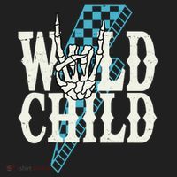 Wild Child Rock And Roll Lightning Bolt Women's Sweatshirt thumb 2