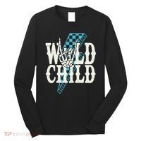 Wild Child Rock And Roll Lightning Bolt Long Sleeve Shirt thumb 0