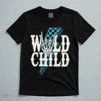 Wild Child Rock And Roll Lightning Bolt T-Shirt thumb 5