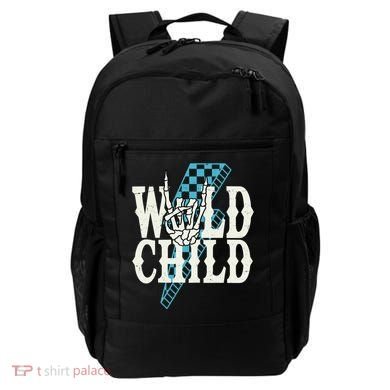 Wild Child Rock And Roll Lightning Bolt Backpack