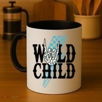 Wild Child Rock And Roll Lightning Bolt Coffee Mug thumb 4
