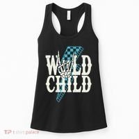 Wild Child Rock And Roll Lightning Bolt Women's Tank Top thumb 0