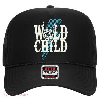 Wild Child Rock And Roll Lightning Bolt Hat