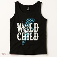 Wild Child Rock And Roll Lightning Bolt Tank Top thumb 2