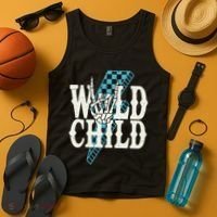 Wild Child Rock And Roll Lightning Bolt Tank Top thumb 4