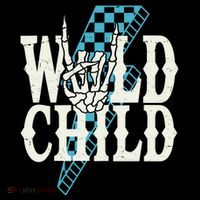 Wild Child Rock And Roll Lightning Bolt Women's T-Shirt thumb 6
