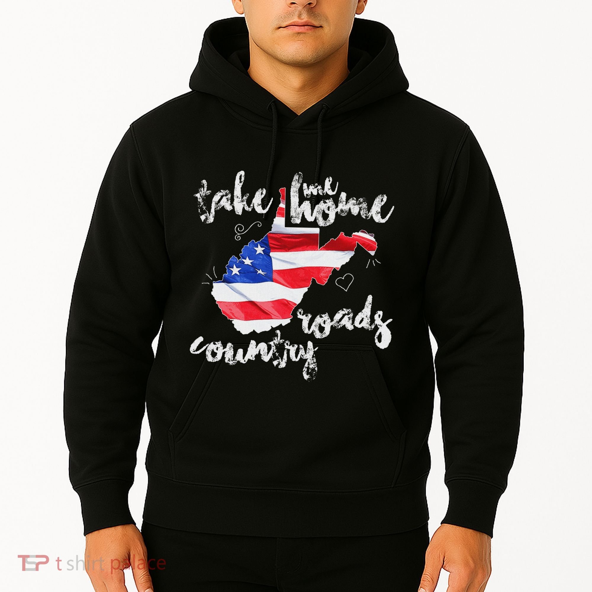 Wv Country Roads West Virginia Hoodie