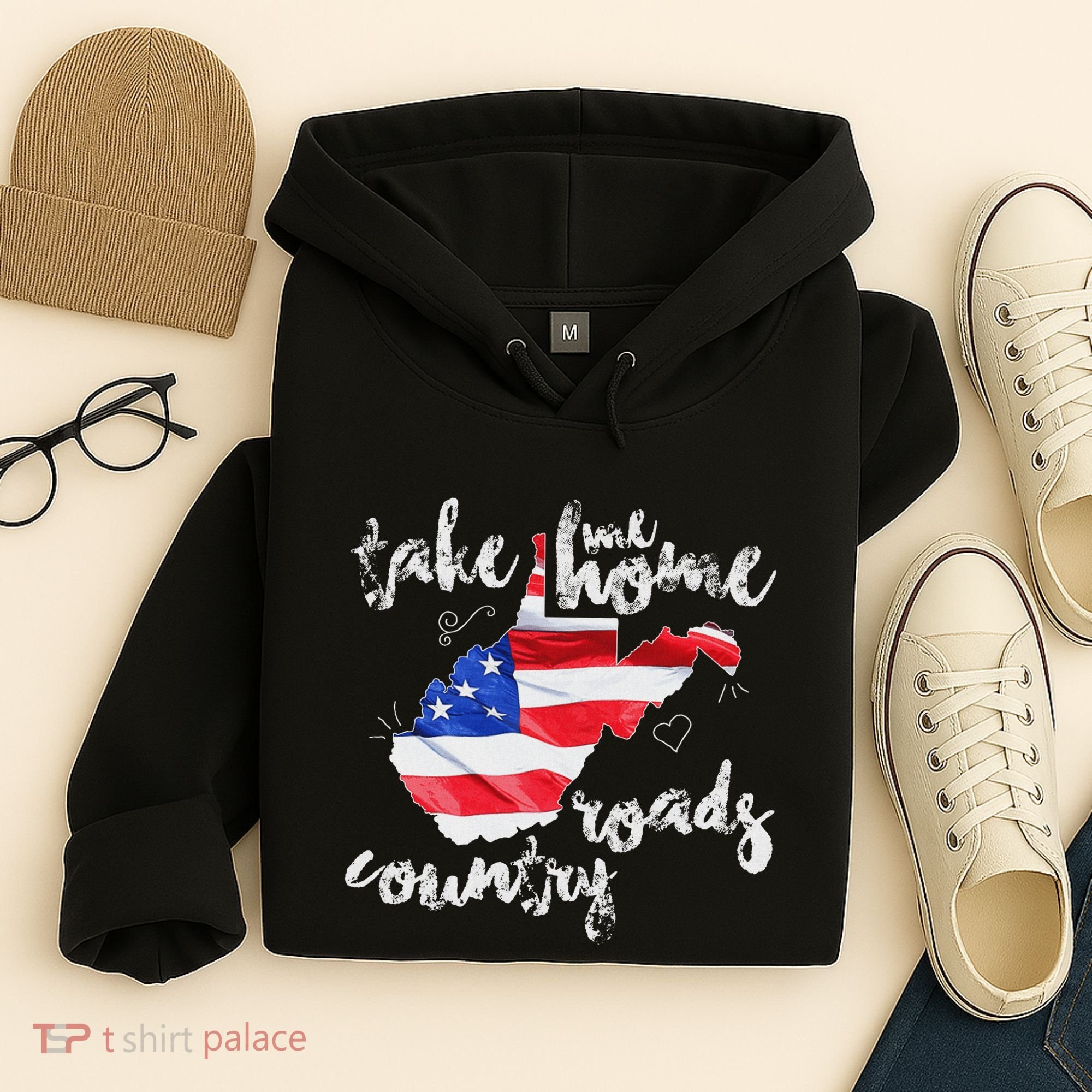 Wv Country Roads West Virginia Hoodie