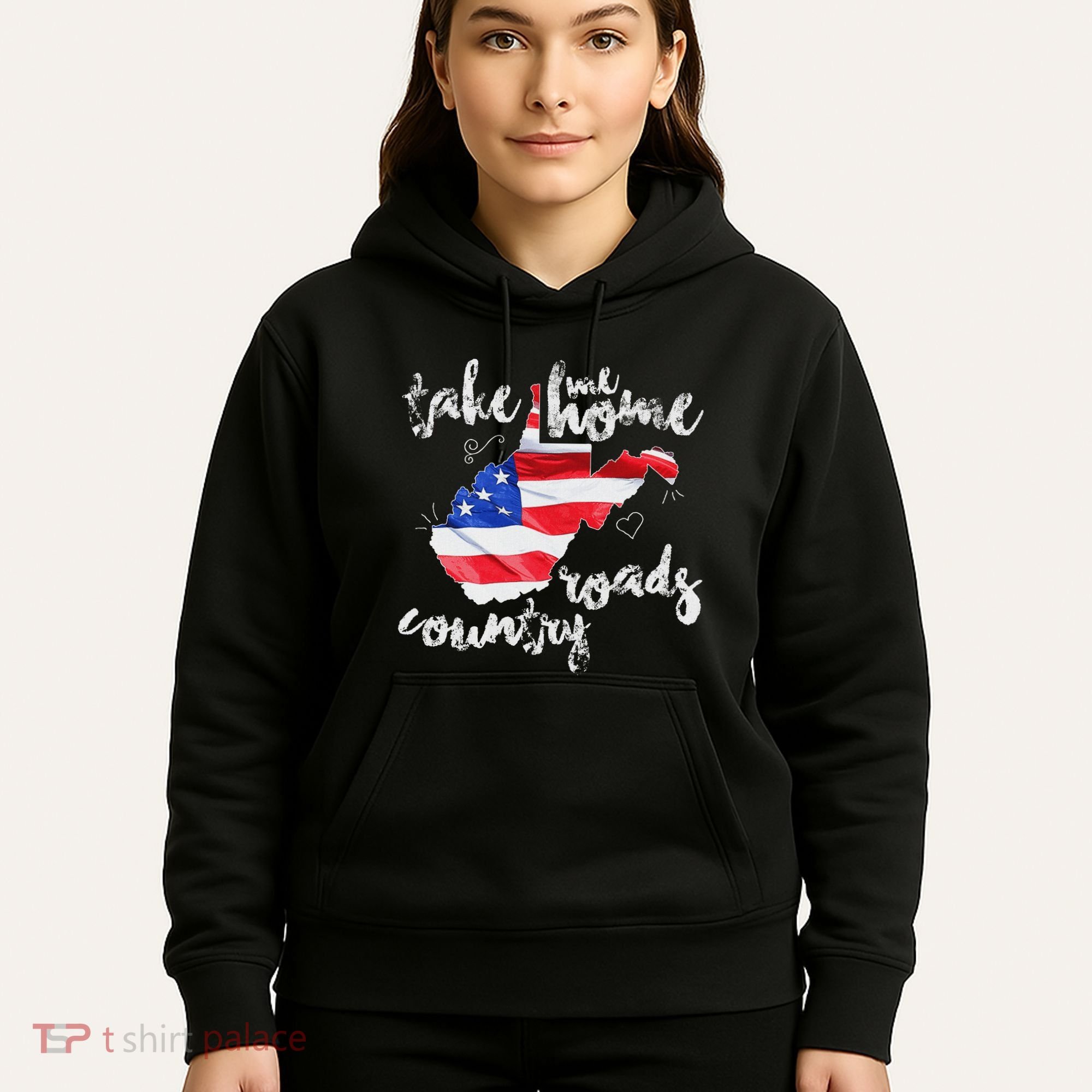 Wv Country Roads West Virginia Hoodie