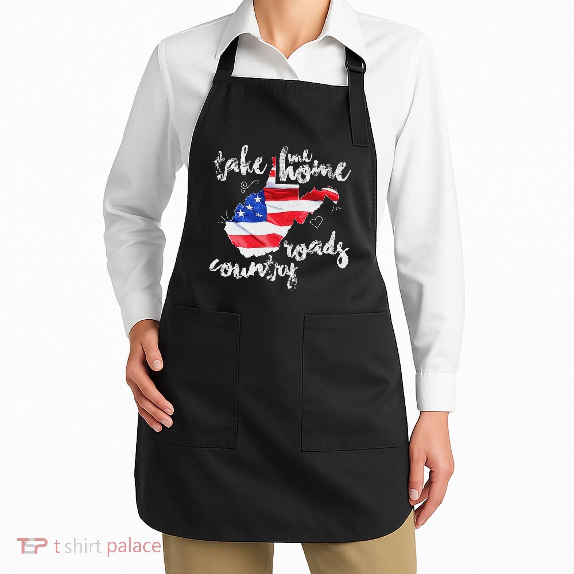 Wv Country Roads West Virginia Apron