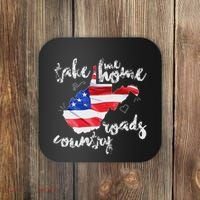 Wv Country Roads West Virginia Coaster thumb 0