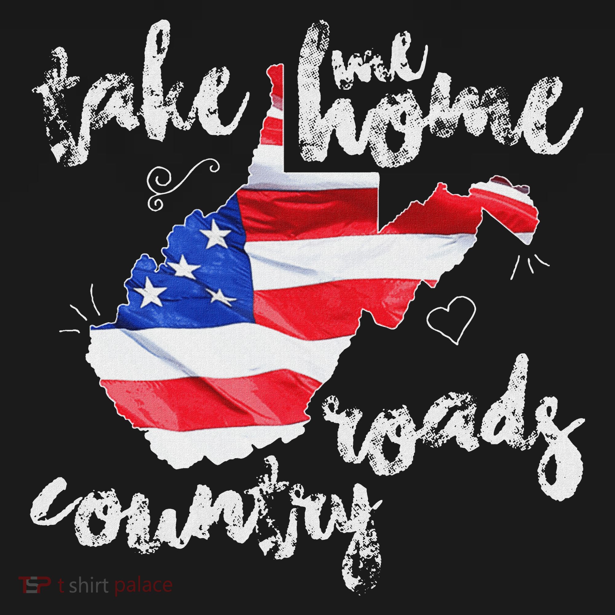 Wv Country Roads West Virginia Ornament