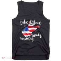 Wv Country Roads West Virginia Tank Top thumb 0