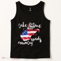 Wv Country Roads West Virginia Tank Top thumb 2