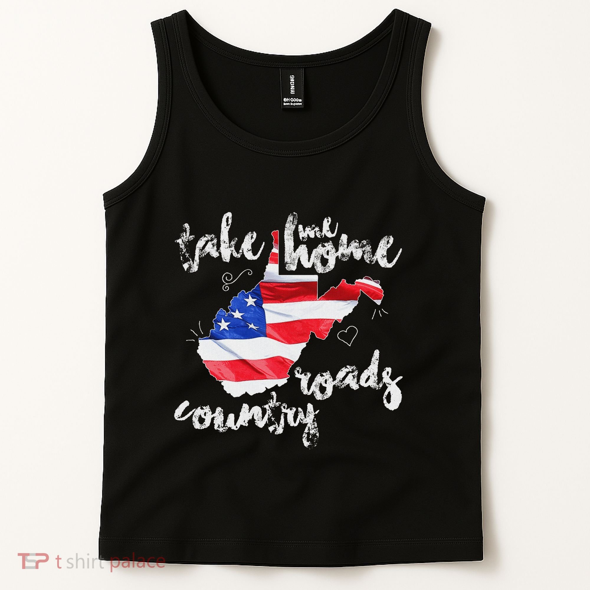 Wv Country Roads West Virginia Tank Top
