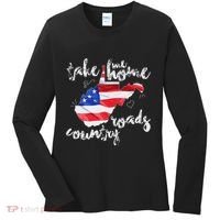 Wv Country Roads West Virginia Women's Long Sleeve Shirt thumb 0
