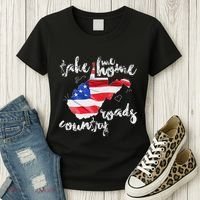 Wv Country Roads West Virginia Women's T-Shirt thumb 3