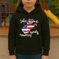 Wv Country Roads West Virginia Kids Hoodie thumb 3