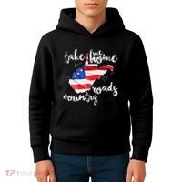 Wv Country Roads West Virginia Kids Hoodie thumb 4