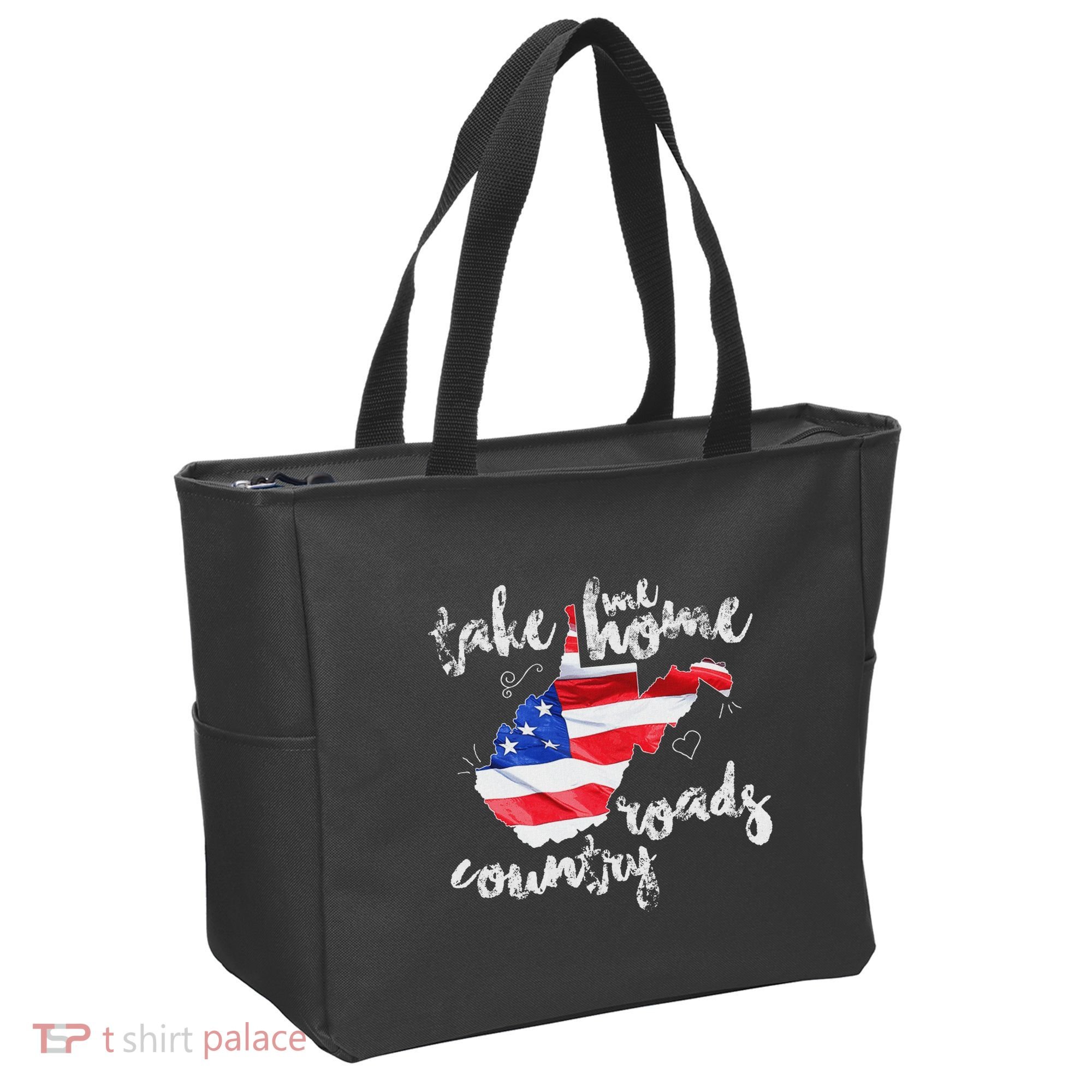 Wv Country Roads West Virginia Tote Bag