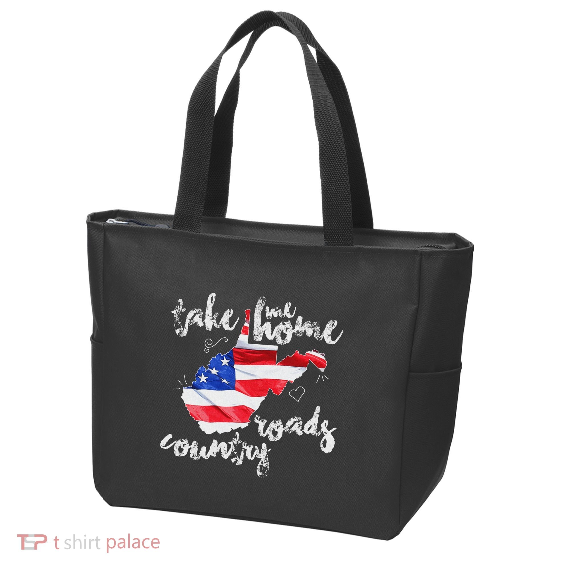 Wv Country Roads West Virginia Tote Bag