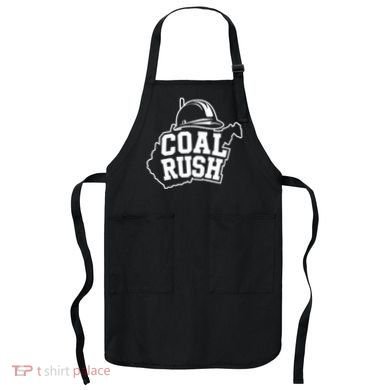 Wv Coal Rush With State And Miner Hard Hat Apron