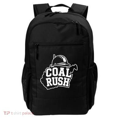 Wv Coal Rush With State And Miner Hard Hat Backpack