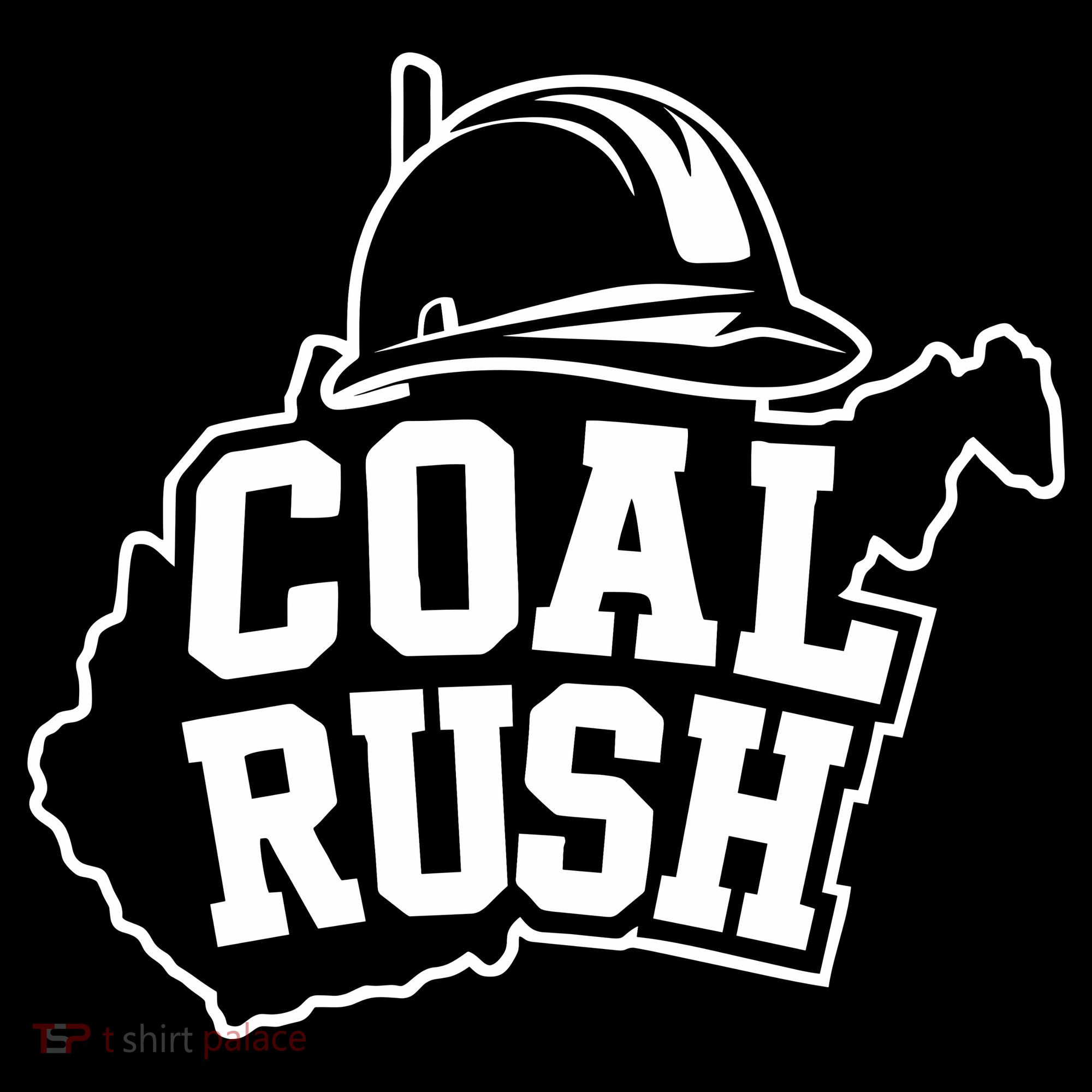 Wv Coal Rush With State And Miner Hard Hat Bucket Hat