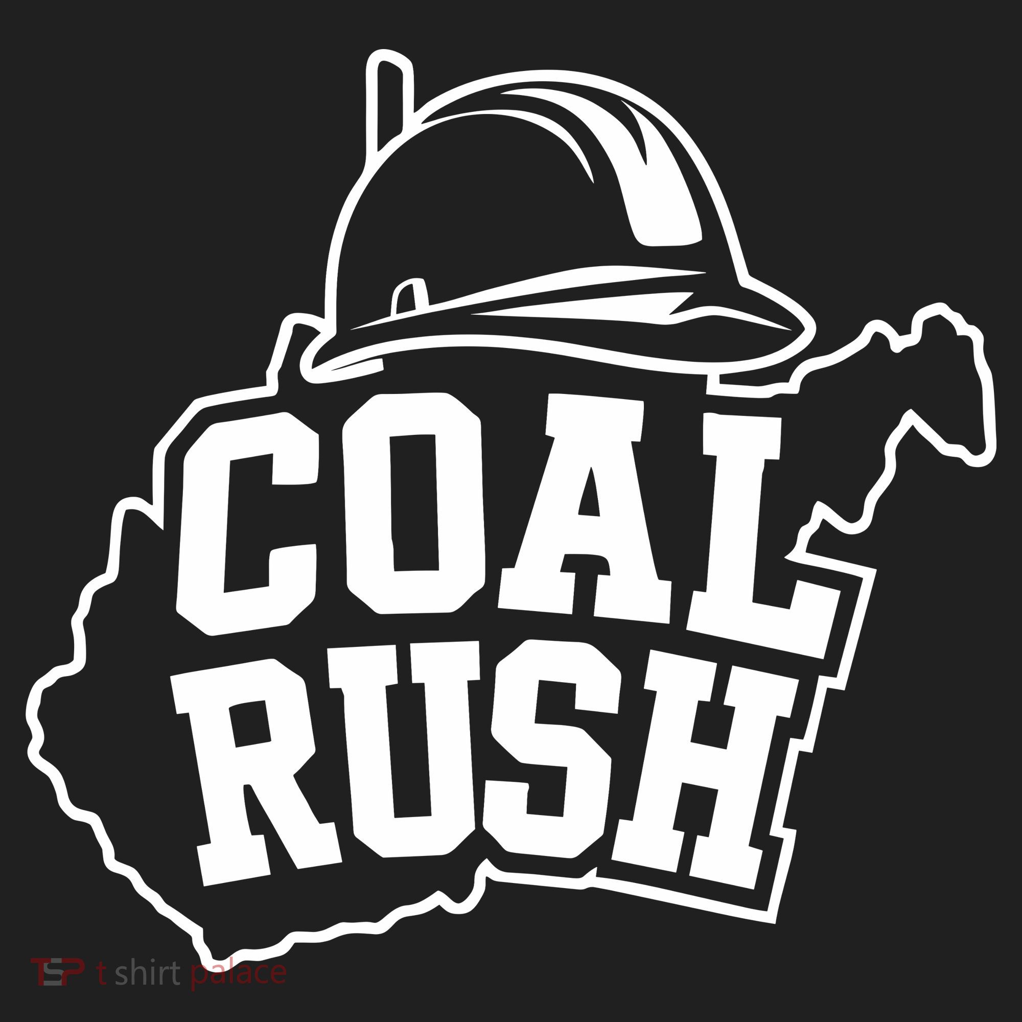 Wv Coal Rush With State And Miner Hard Hat Tumbler