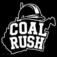 Wv Coal Rush With State And Miner Hard Hat Mousepad thumb 1
