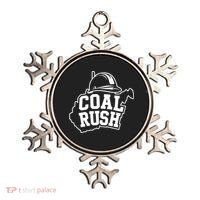 Wv Coal Rush With State And Miner Hard Hat Ornament thumb 0