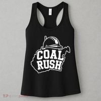 Wv Coal Rush With State And Miner Hard Hat Women's Tank Top thumb 3