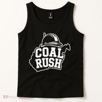 Wv Coal Rush With State And Miner Hard Hat Tank Top thumb 2