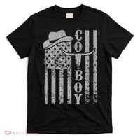 Western Country Rodeo Southern American Flag T-Shirt thumb 0