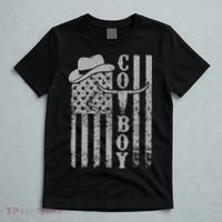 Western Country Rodeo Southern American Flag T-Shirt thumb 5