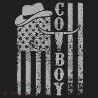 Western Country Rodeo Southern American Flag Beanie thumb 2