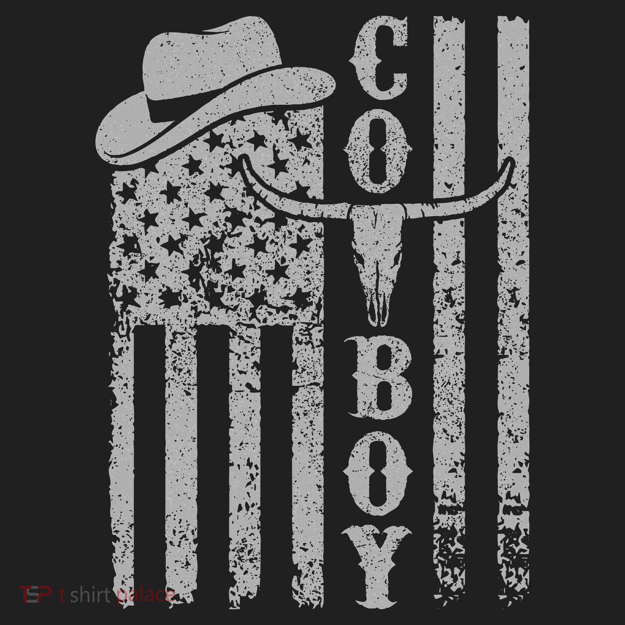 Western Country Rodeo Southern American Flag Beanie