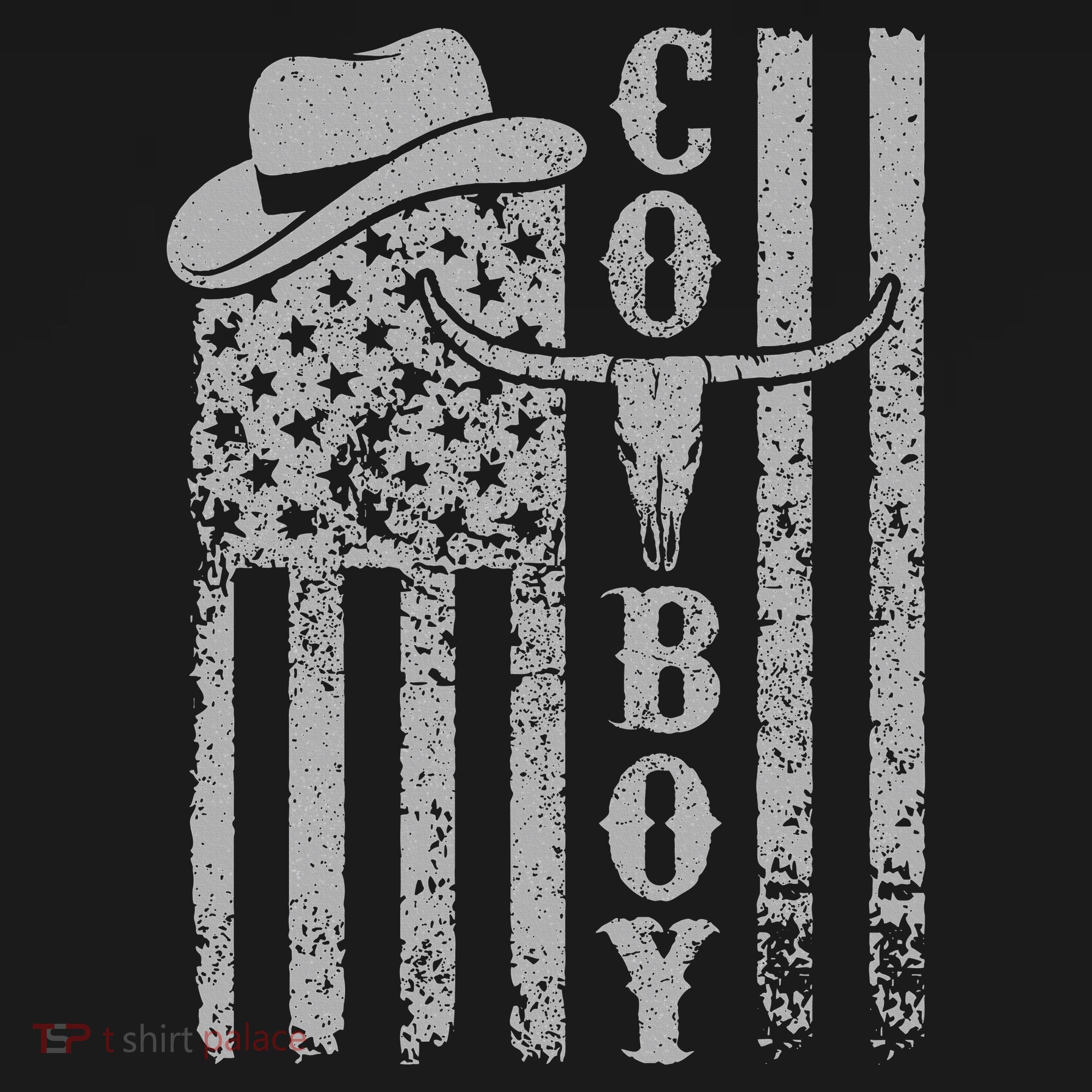 Western Country Rodeo Southern American Flag Women's Hoodie