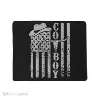 Western Country Rodeo Southern American Flag Mousepad thumb 0