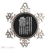 Western Country Rodeo Southern American Flag Ornament thumb 0