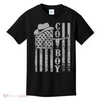 Western Country Rodeo Southern American Flag Kids T-Shirt thumb 0