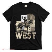 Western Cowboy Rodeo Horse Riding Vintage Retro T-Shirt thumb 0