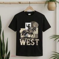 Western Cowboy Rodeo Horse Riding Vintage Retro T-Shirt thumb 2