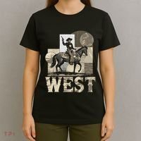 Western Cowboy Rodeo Horse Riding Vintage Retro T-Shirt thumb 4