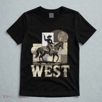 Western Cowboy Rodeo Horse Riding Vintage Retro T-Shirt thumb 5