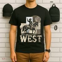 Western Cowboy Rodeo Horse Riding Vintage Retro T-Shirt thumb 6