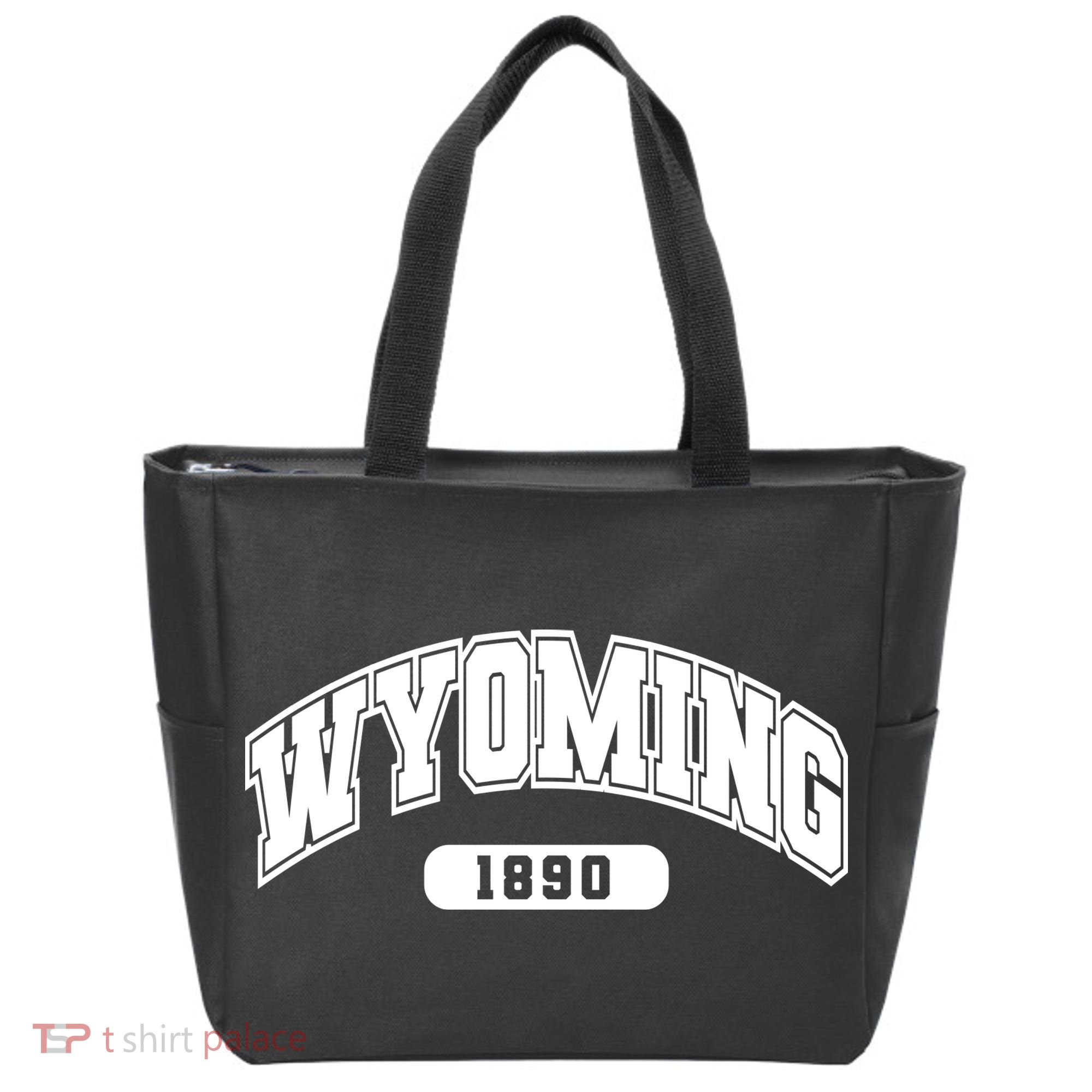 Wyoming Collegiate Style 1890 Tote Bag