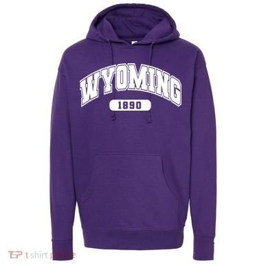 Wyoming Collegiate Style 1890 Hoodie