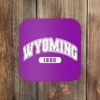 Wyoming Collegiate Style 1890 Coaster thumb 0